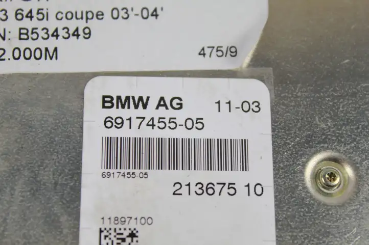 BMW 6 E63 E64 (2002 - 2010) 6917455 GPS антенна — фото 2