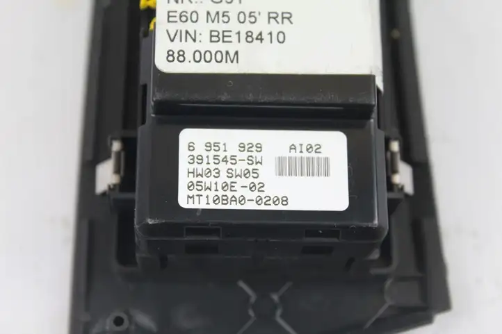 BMW 5 E60 E61 (2004 - 2010) 6951929 Кнопка стеклоподъемников — фото 2