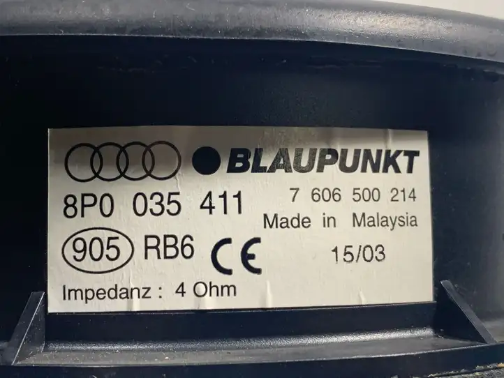 Audi A3/S3 8P (2004 - 2008) 8P0035411 Динамики передних дверей — фото 3