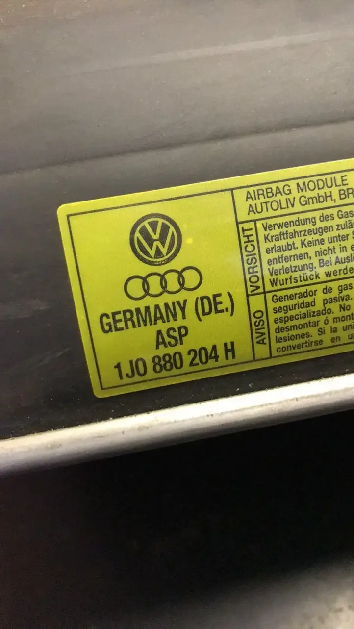 Volkswagen Golf IV (1998 - 2005) 1J0880204H Подушка безопасности пассажира — фото 4