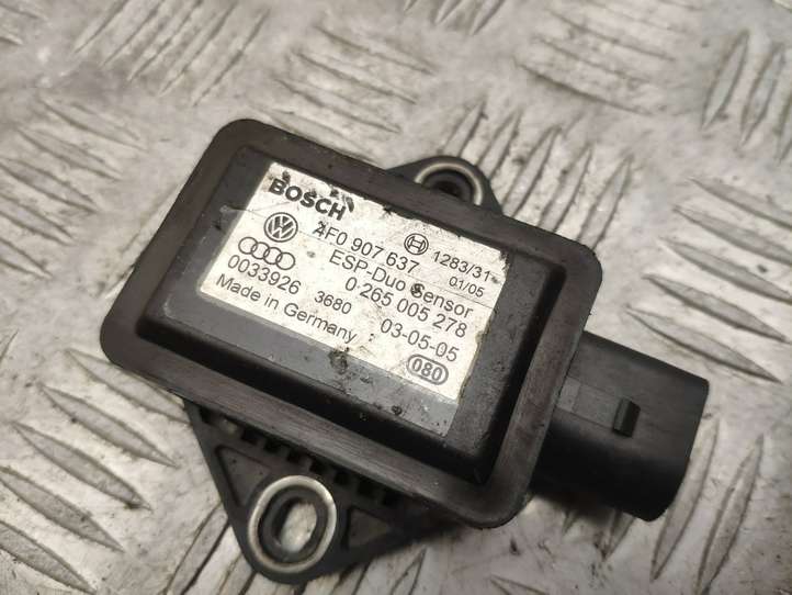 Audi A6 (2004 - 2008)  0265005278 Датчик ESP (системы стабильности) (датчик курсовой устойчивости))