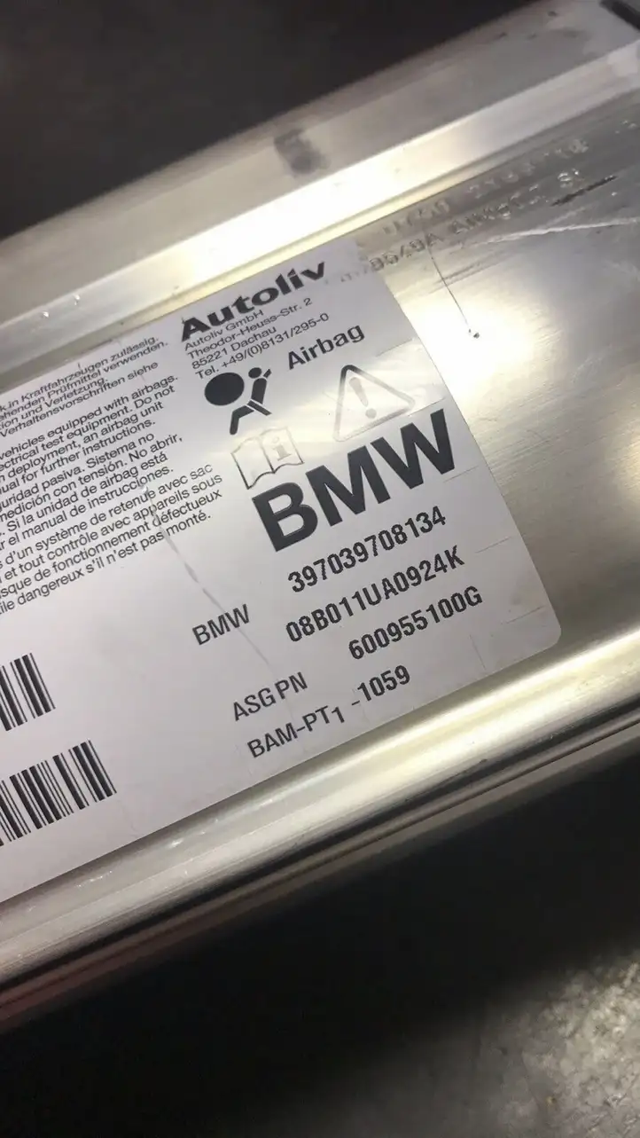 BMW 5 E60 E61 (2004 - 2010) 397039708134 Подушка безопасности пассажира — фото 4