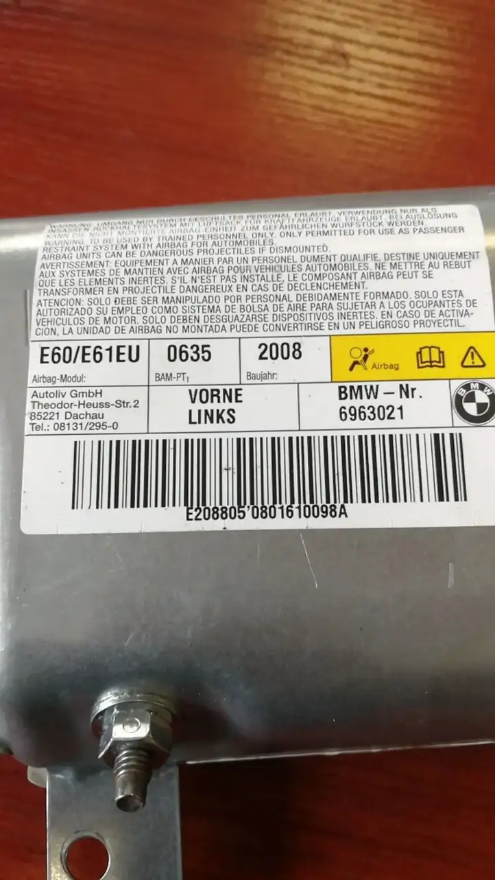 BMW 5 E60 E61 (2004 - 2010) 6963021 Подушка безопасности двери — фото 2