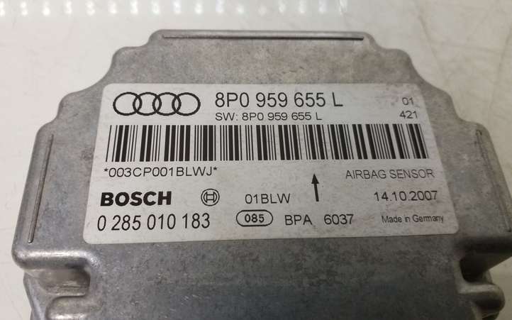Audi A3/S3 8P (2004 - 2008)  8P0959655L Блок управления надувных подушек