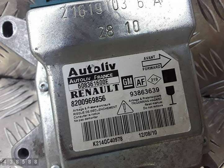 Opel Vivaro (2006 - 2014)  216191036A Блок управления надувных подушек