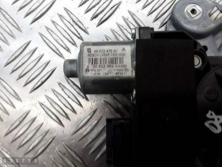 Peugeot 308 (2007 - 2013)  9657247580 Передний комплект электрического механизма для подъема окна