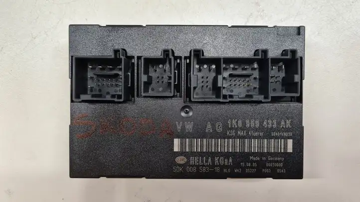 Skoda Octavia Mk2 (1Z) (2004 - 2013) 1K0959433AK Модуль комфорта — фото 1