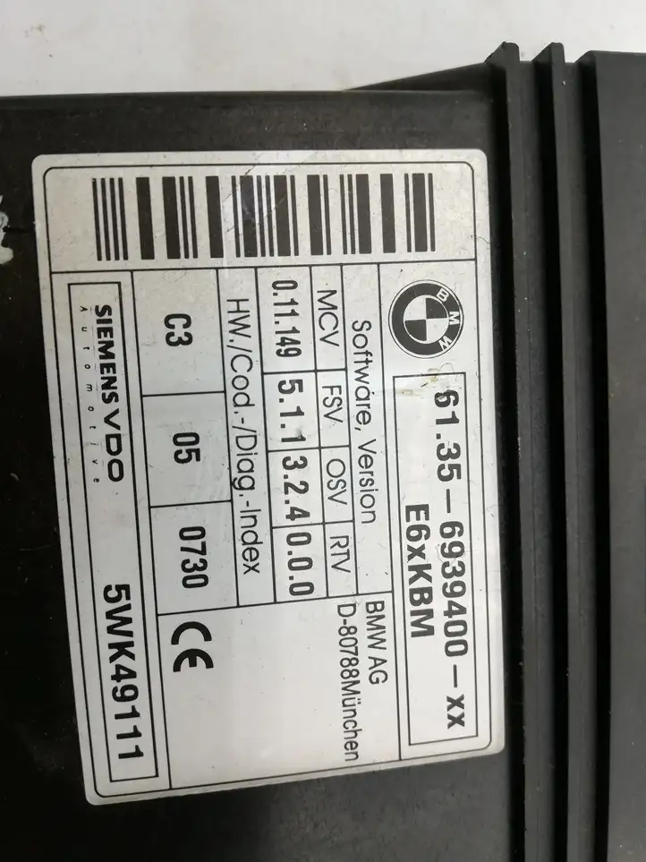 BMW 5 E60 E61 (2004 - 2010) 61356939400 Модуль комфорта — фото 3