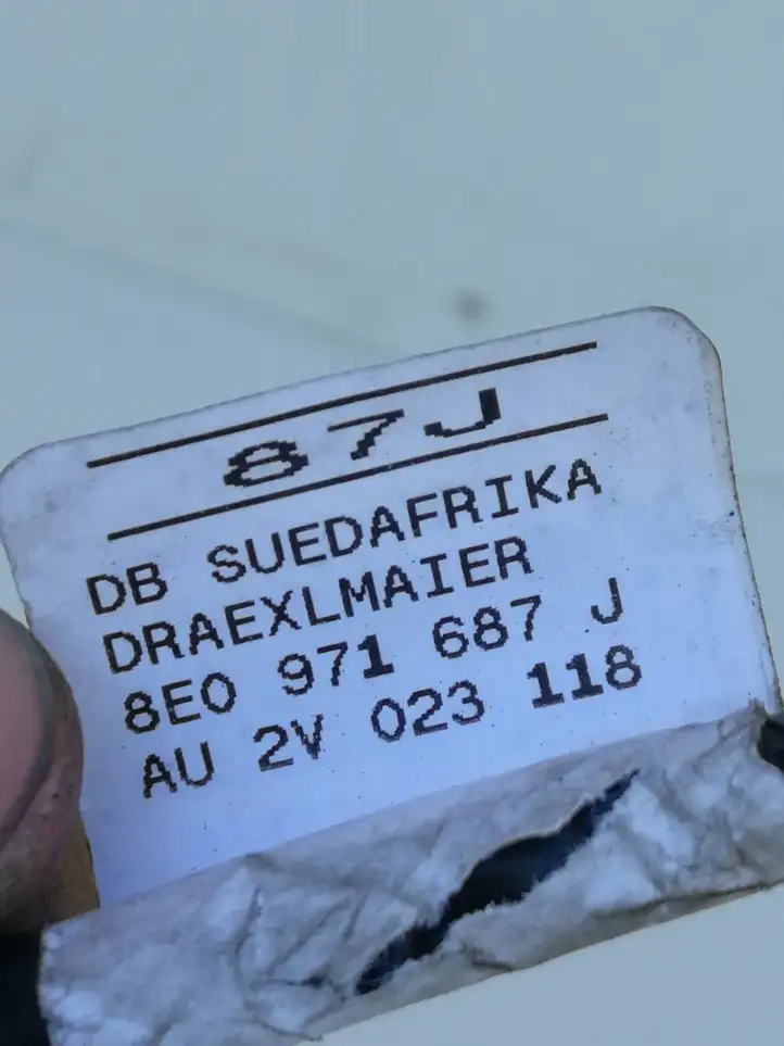 Audi A4 S4 B7 8E 8H (2004 - 2009) 8E0971687J Проводка задней двери — фото 5