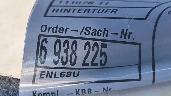 BMW 3 E90 E91 (2005 - 2012) 6938225 Проводка задней двери — фото 2