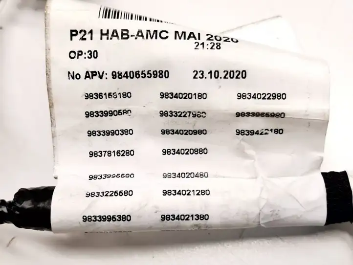Peugeot 208 (2019 - ) 9840655980 Прочая электропроводка — фото 4