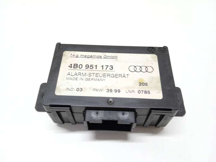 4B0951173 Audi A6 S6 C5 4B Signalizacijos valdymo blokas