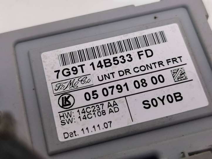 Ford S-Max (2006 - 2010)  7G9T14B533FD Блок управления дверью
