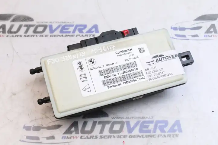 BMW 3 F30 F35 F31 (2012 - 2018) 9280186 Прочие блоки управления — фото 1