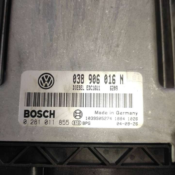 Volkswagen Transporter-Caravelle (2003 - 2009)  038906016N Блок управления двигателя