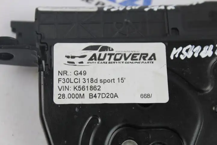BMW 3 F30 F35 F31 (2012 - 2018) 7191212 Замок крышки багажника — фото 4