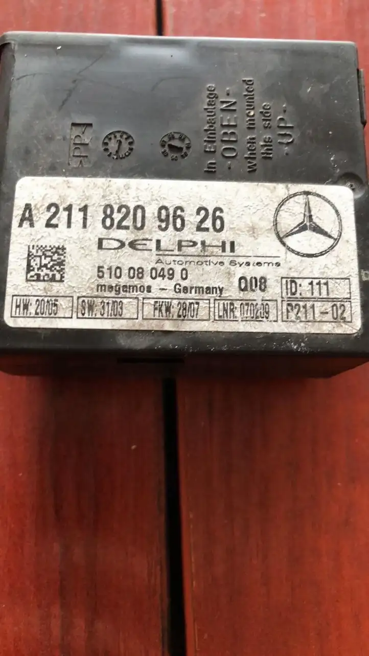 Mercedes-Benz E W211 (2002 - 2009) A2118209626 Блок управления сигнализацией — фото 3