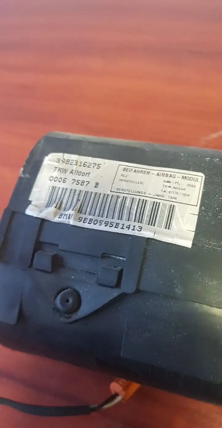 BMW 5 E39 (1996 - 2003) 3982316275 Подушка безопасности пассажира — фото 2