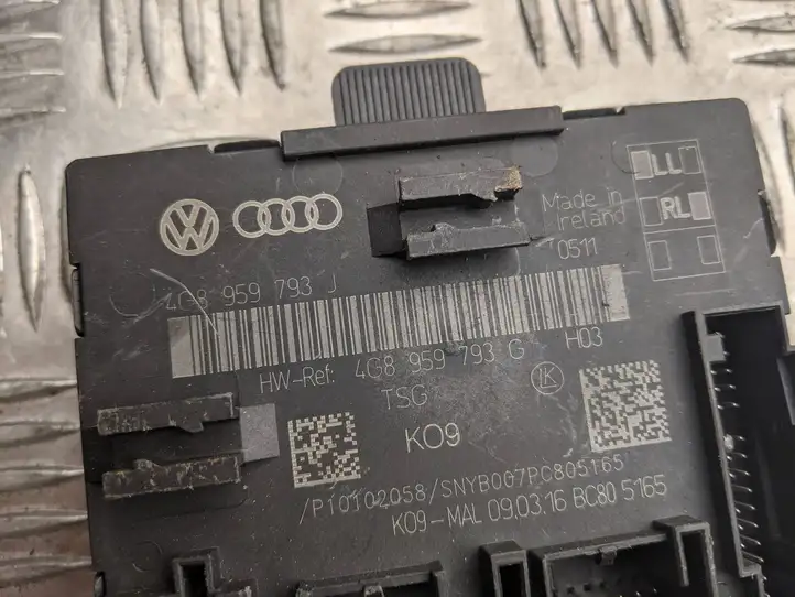 Audi A7 S7 4G (2014 - 2018) 4G8959793G Блок управления дверью — фото 2