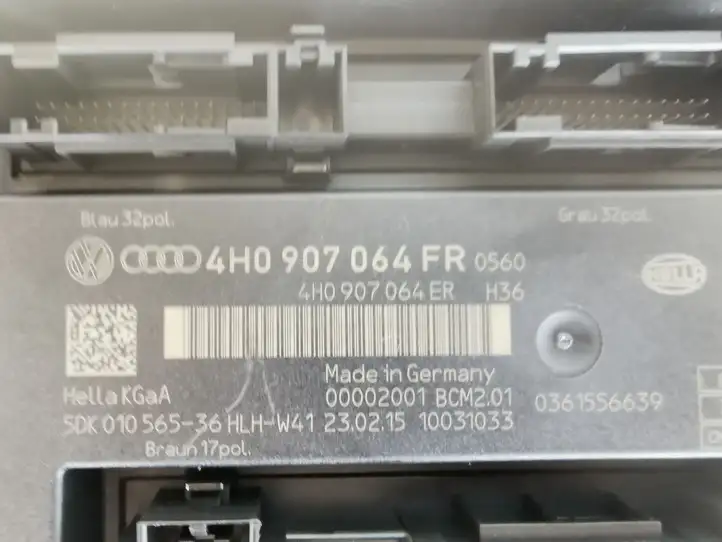 Audi A6 C7 (2011 - 2014) 4H0907064FR Модуль комфорта — фото 3
