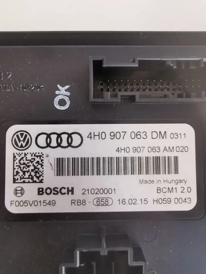 Audi A6 C7 (2011 - 2014) 4H0907064DM Модуль комфорта — фото 2