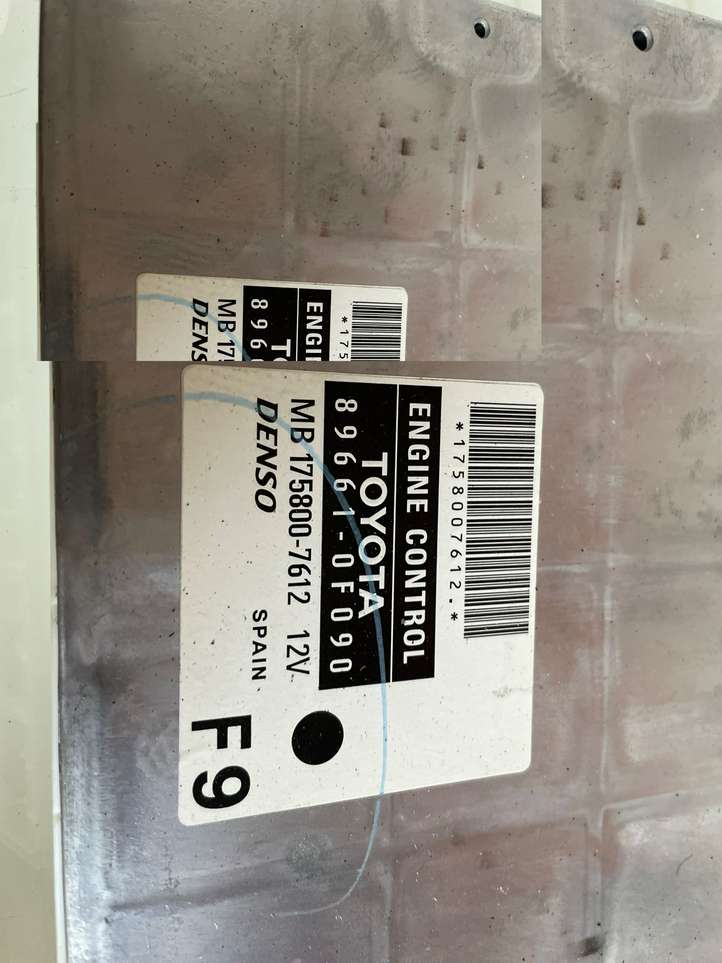 Toyota Corolla Verso AR10 (2004 - 2009)  896610F090 Блок управления двигателя