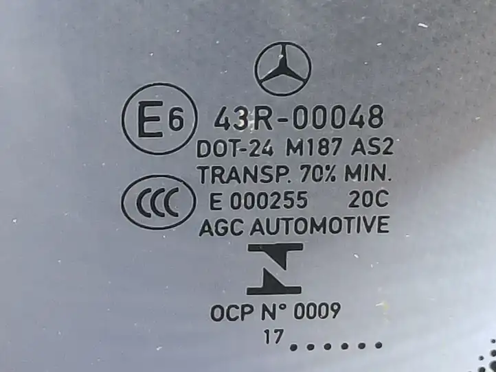 Mercedes-Benz CLA C117,X117,W117 (2013 - 2019) A1176700212 Заднее боковое стекло — фото 4