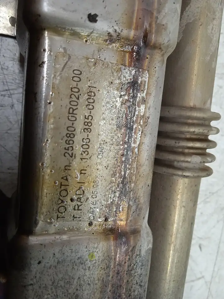Toyota Corolla Verso AR10 (2004 - 2009) 256800R02000 Охладитель клапана EGR — фото 3