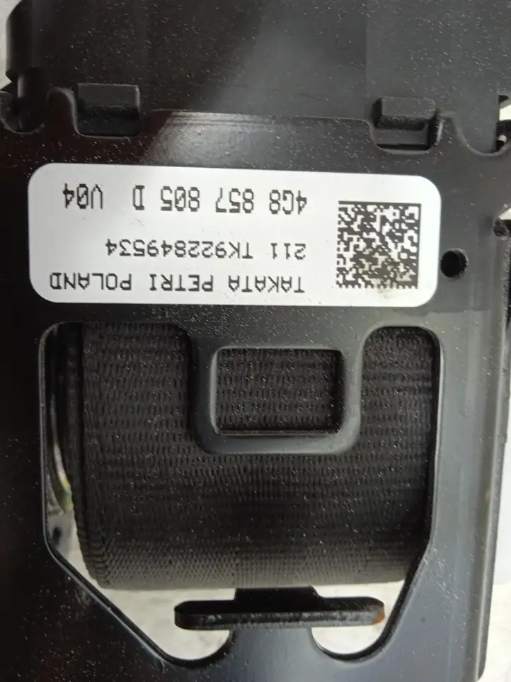 Audi A6 C7 (2011 - 2014) 4G8857805 Задний ремень безопасности — фото 2