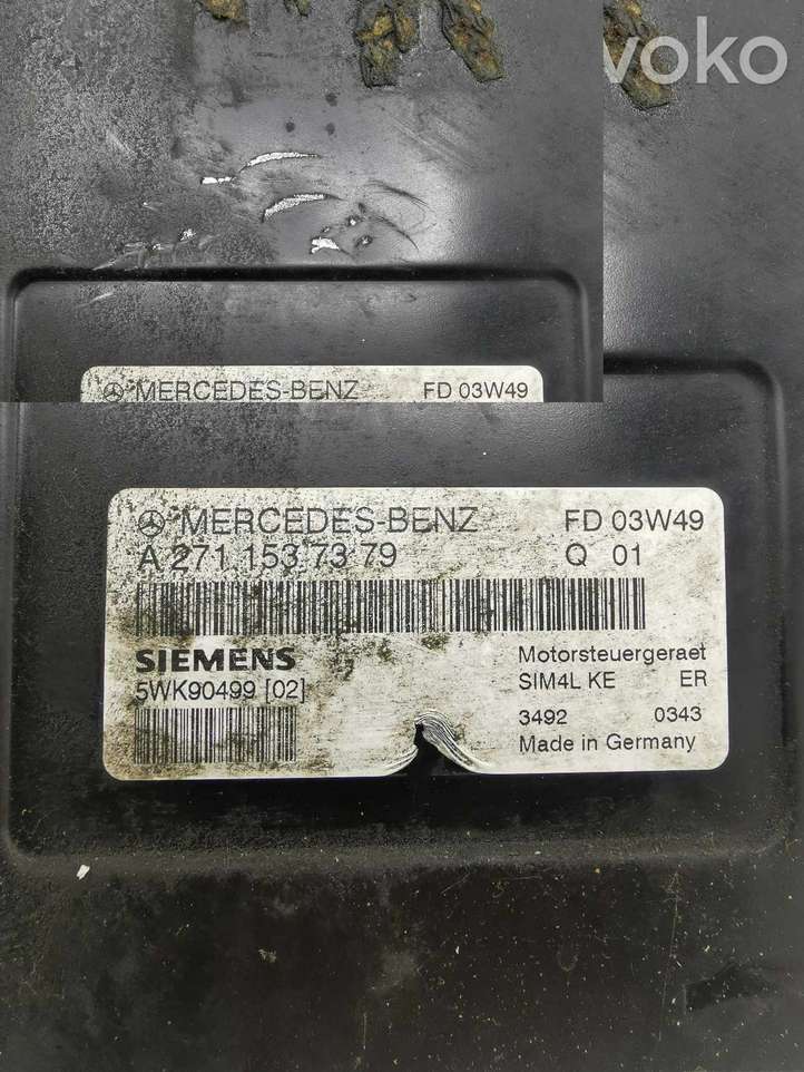 Mercedes-Benz E W211 (2002 - 2009)  A2711537379 Блок управления двигателя