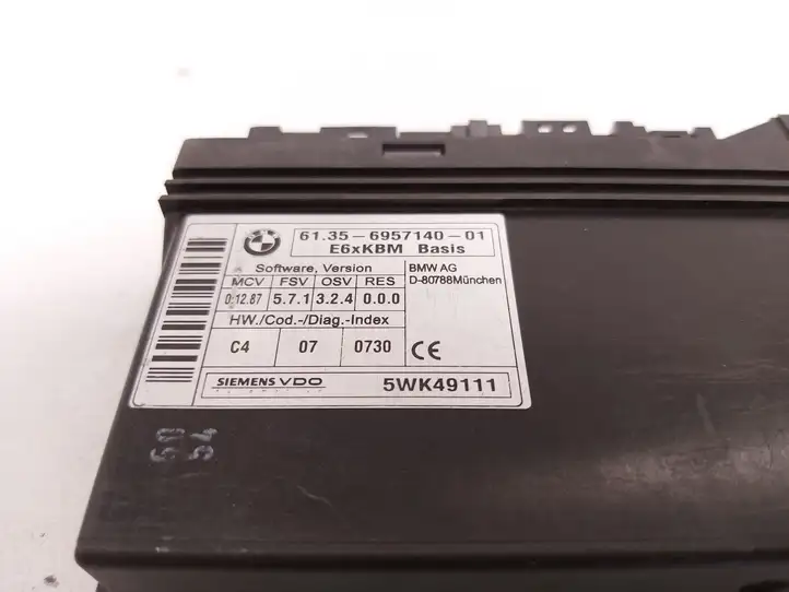 BMW 5 E60 E61 (2004 - 2010) 5WK49111 Модуль комфорта — фото 4