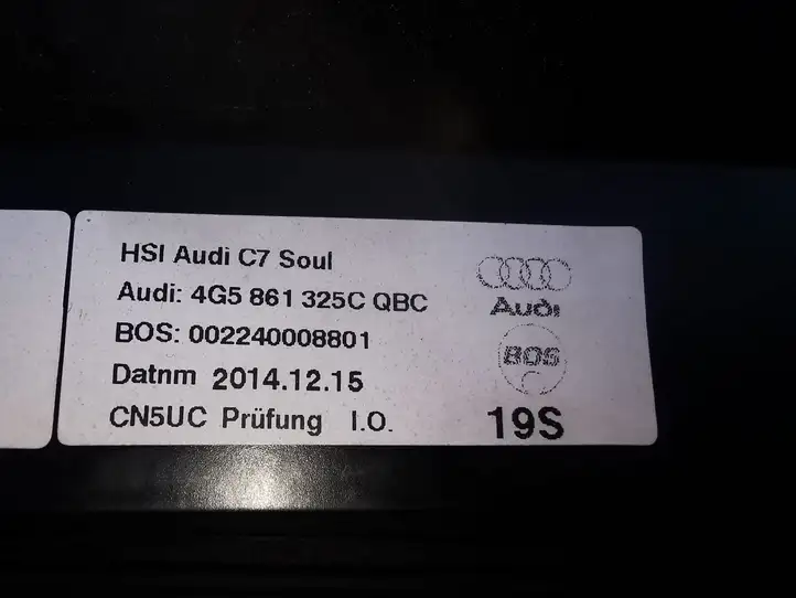 Audi A6 C7 (2011 - 2014) 4G5861325C Электрическая шторка заднего стекла — фото 4