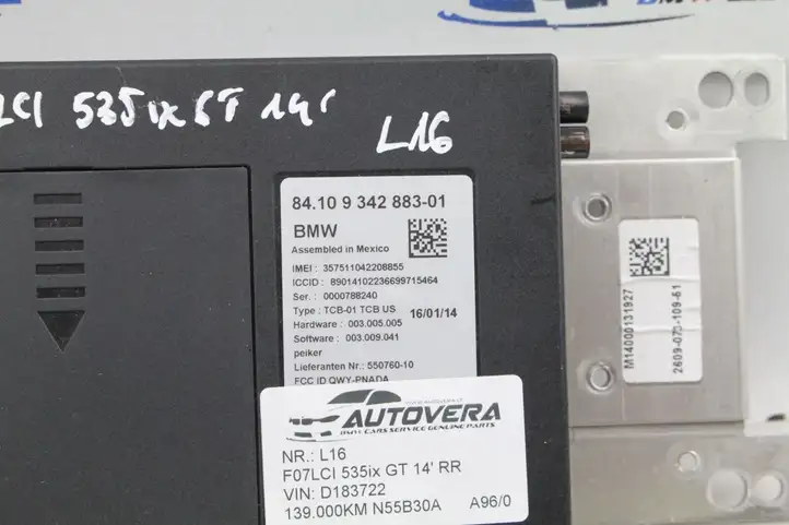 BMW X3 F25 (2010 - 2017) 9342883 Bluetooth модуль — фото 2