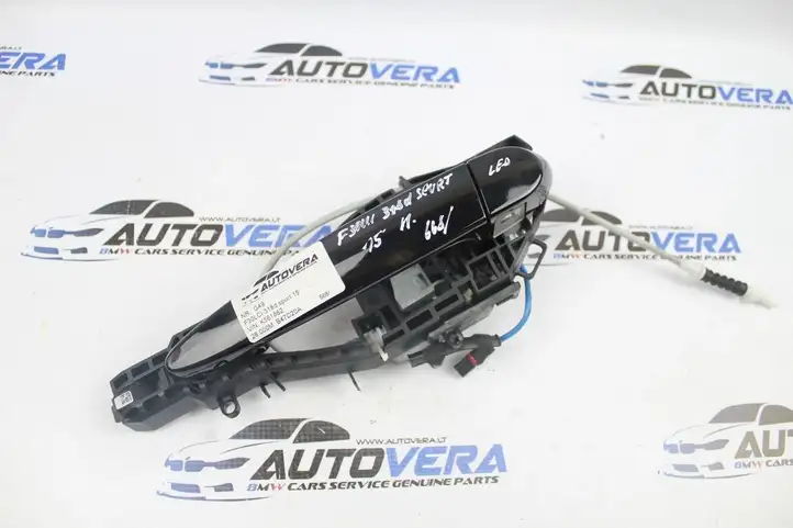 BMW 3 F30 F35 F31 (2012 - 2018) 7332267 Наружная ручка задней двери — фото 1