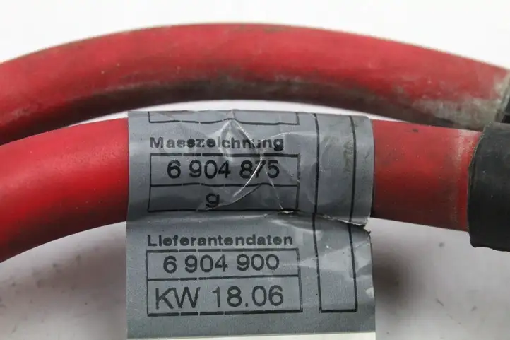 BMW 7 E65 E66 (2001 - 2008) 6904900 Плюсовой провод аккумулятора — фото 3