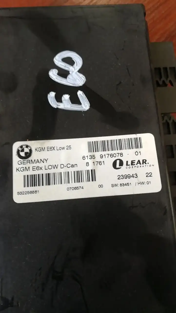BMW 5 E60 E61 (2004 - 2010) 9147216 Модуль комфорта — фото 2