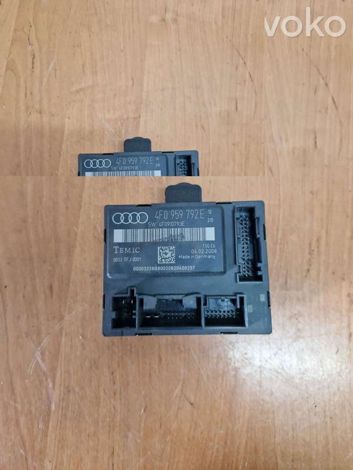 Audi A6 (2004 - 2008)  4F0959792E Блок управления дверью