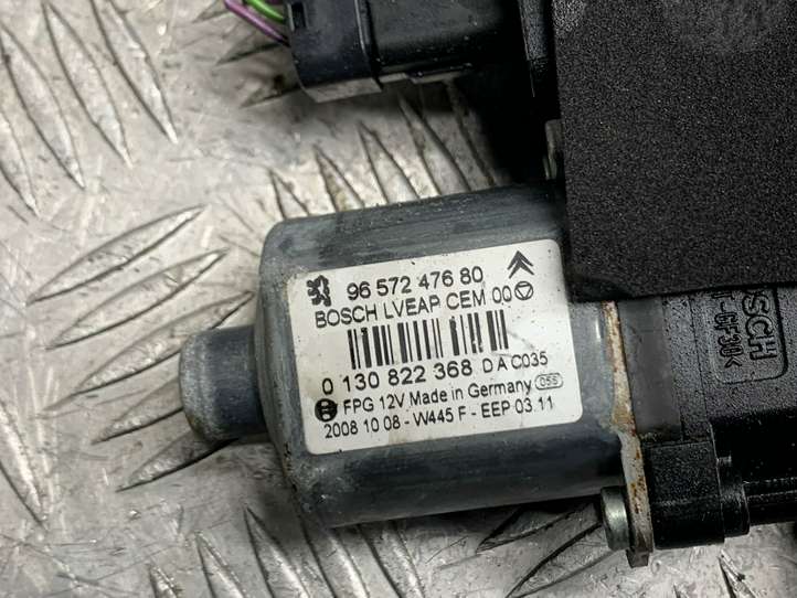 Peugeot 308 (2007 - 2013)  9657247680 Передний комплект электрического механизма для подъема окна