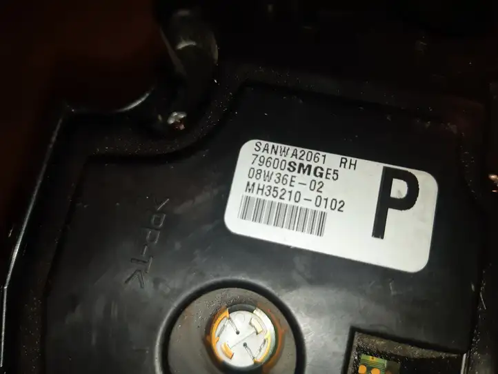 Honda Civic (2006 - 2011) SANWA2061RH Блок управления климат-контролем — фото 2