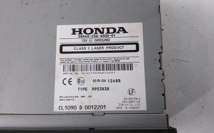 Honda CR-V (2012 - 2016)  08A402S6400001 Радио/ проигрыватель CD/DVD / навигация