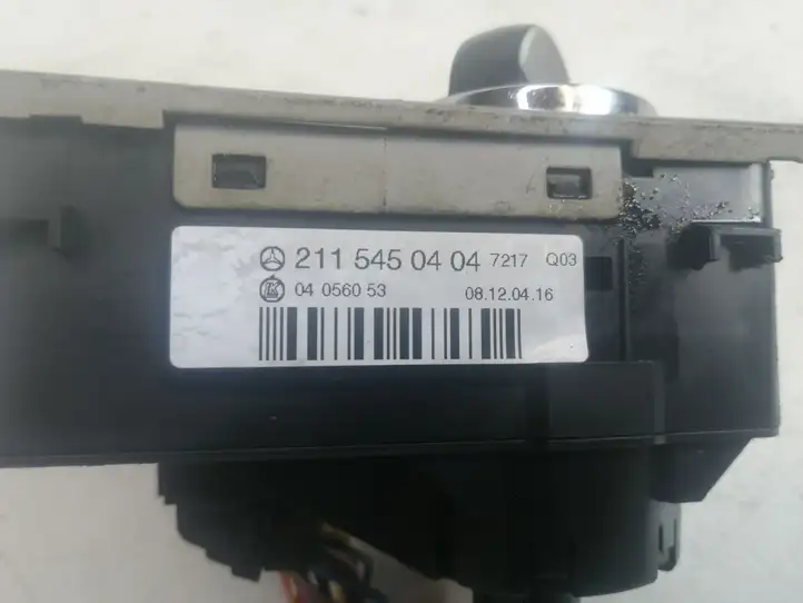 Mercedes-Benz E W211 (2002 - 2009) 2115450404 Включатель фонарей — фото 3