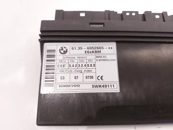 BMW 5 E60 E61 (2004 - 2010) 5WK49111 Модуль комфорта — фото 4