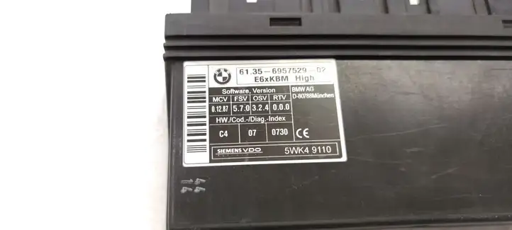 BMW 5 E60 E61 (2004 - 2010) 5WK49110 Модуль комфорта — фото 3