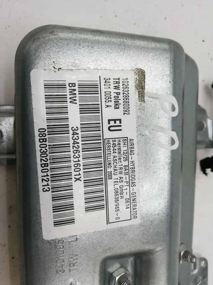 BMW X3 E83 (2003 - 2010) 34342631601X Подушка безопасности двери — фото 3
