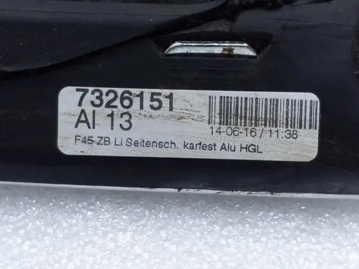 BMW 2 F45 (2014 - 2021) 7326151 Заднее боковое стекло — фото 3