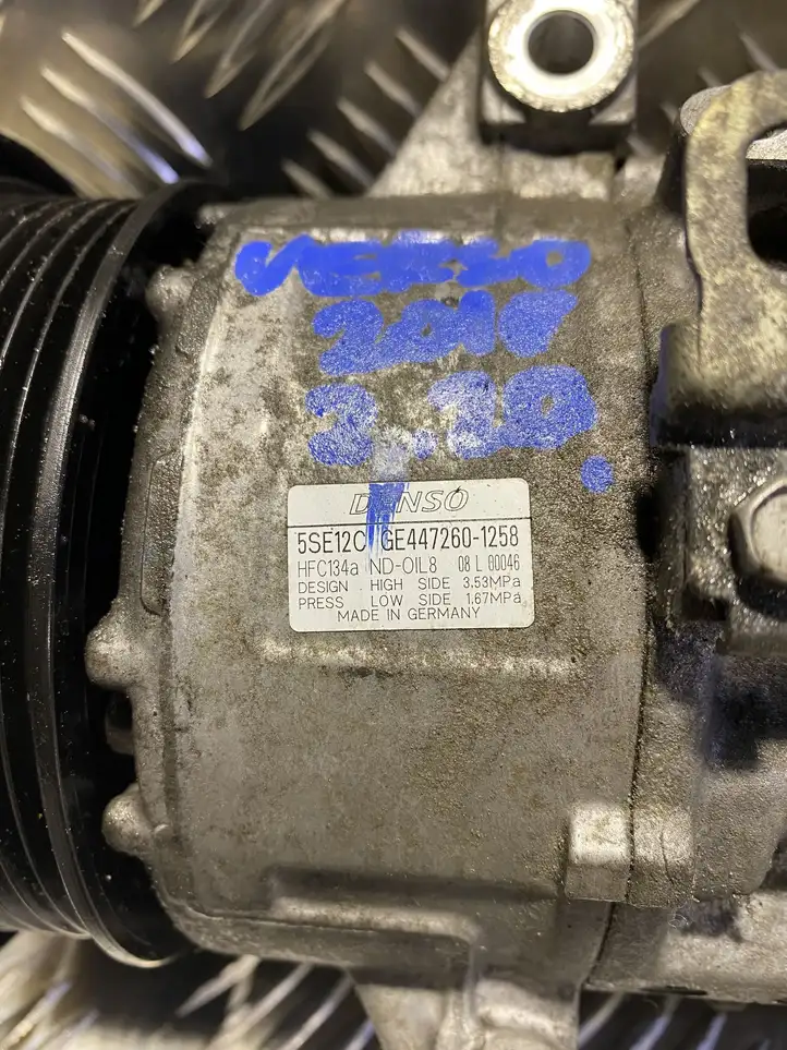 Toyota Verso (2009 - 2012) GE4472601258 Компрессор (насос) кондиционера воздуха — фото 2