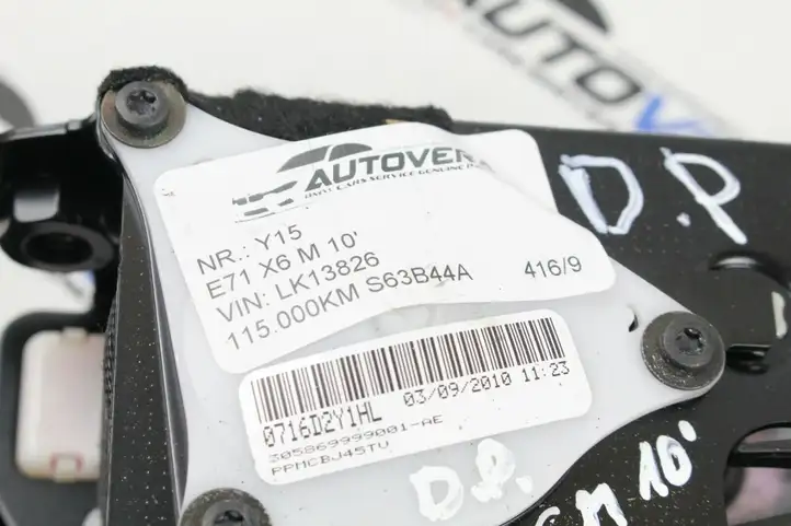 BMW X5M E70 (2010 - 2013) 7171968 Передний ремень безопасности — фото 4