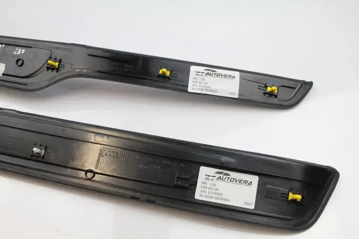 BMW M3 E92 (2007 - 2013) 7907154 Внутренняя обшивка порога (комплект) — фото 6
