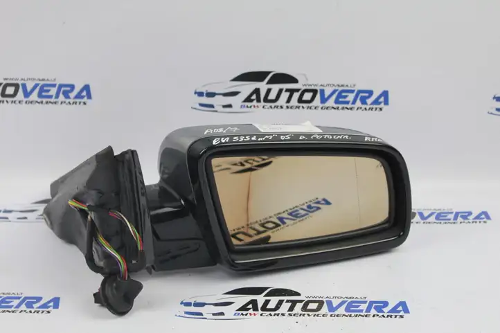 BMW 5 E60 E61 (2004 - 2010) Боковое зеркало с электроприводом — фото 4