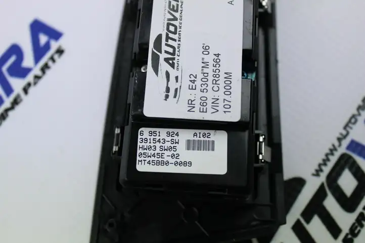 BMW 5 E60 E61 (2004 - 2010) 6951924 Кнопка стеклоподъемников — фото 5